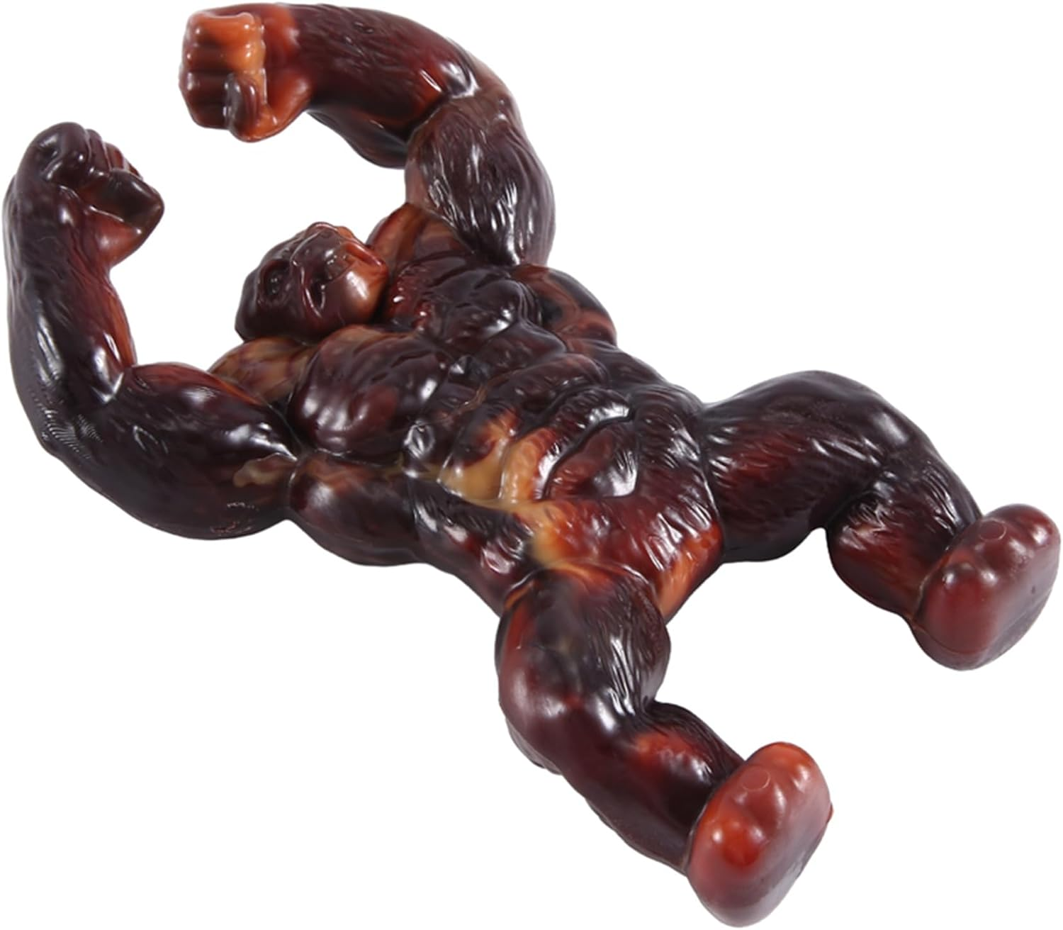 VENEKA Indestructible Dog Toys for Aggressive Chewers, Beef Flavor, Nylon Teething Chew Toys, Red Easy to Use 6.77 X 4.33 X 1.97Inch image number 2