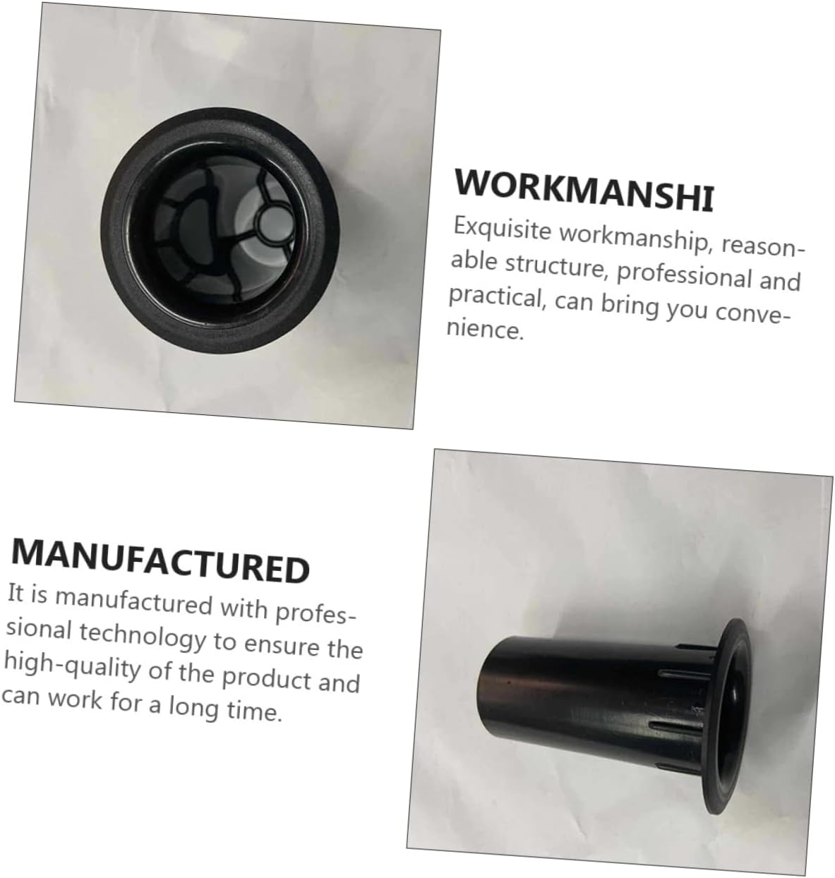 Sewroro 20Pcs Plastic Speaker Hole Bass Reflex Tube Port Air Outlet Replacement for Woofer Subwoofer Speaker Box 41X80Mm Home Audio Accessories image number 4