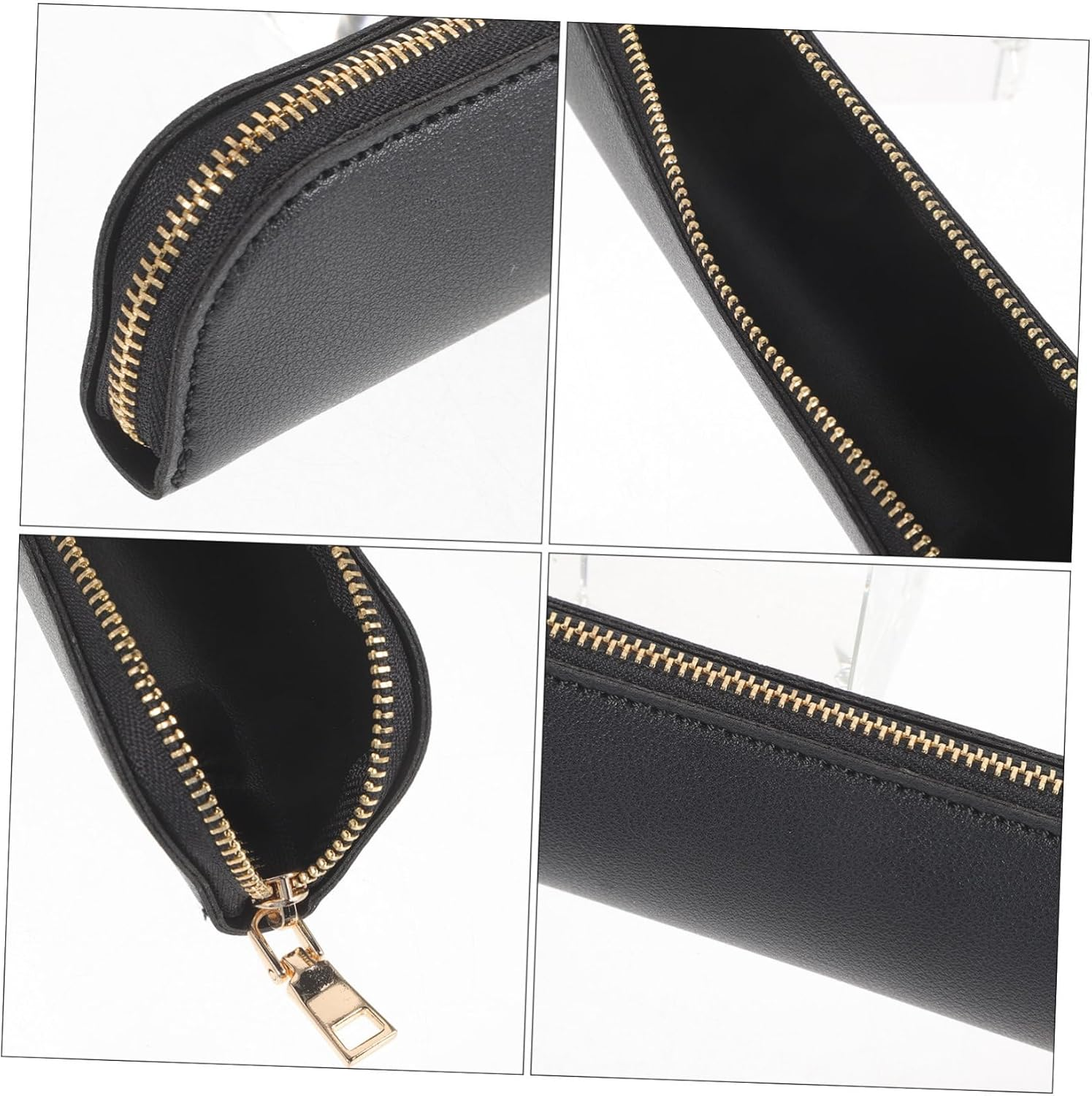 Insulated Travel Case Leather Pen Storage Bag Pen Sleeve Pen Packing Bag image number 1