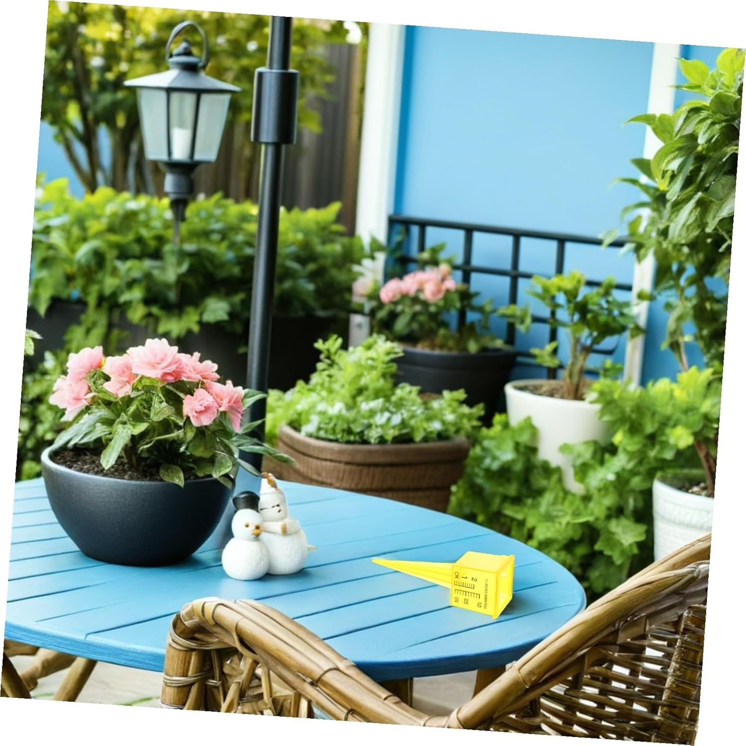 Mipcase 20Pcs Rain Gauge Sprinkler Measuring with Wide Mouth for Outdoor Garden Lawn Patio Weatherproof Water Conservation Tool with Quick Connect for Accurate Rain and Sprinkler image number 6