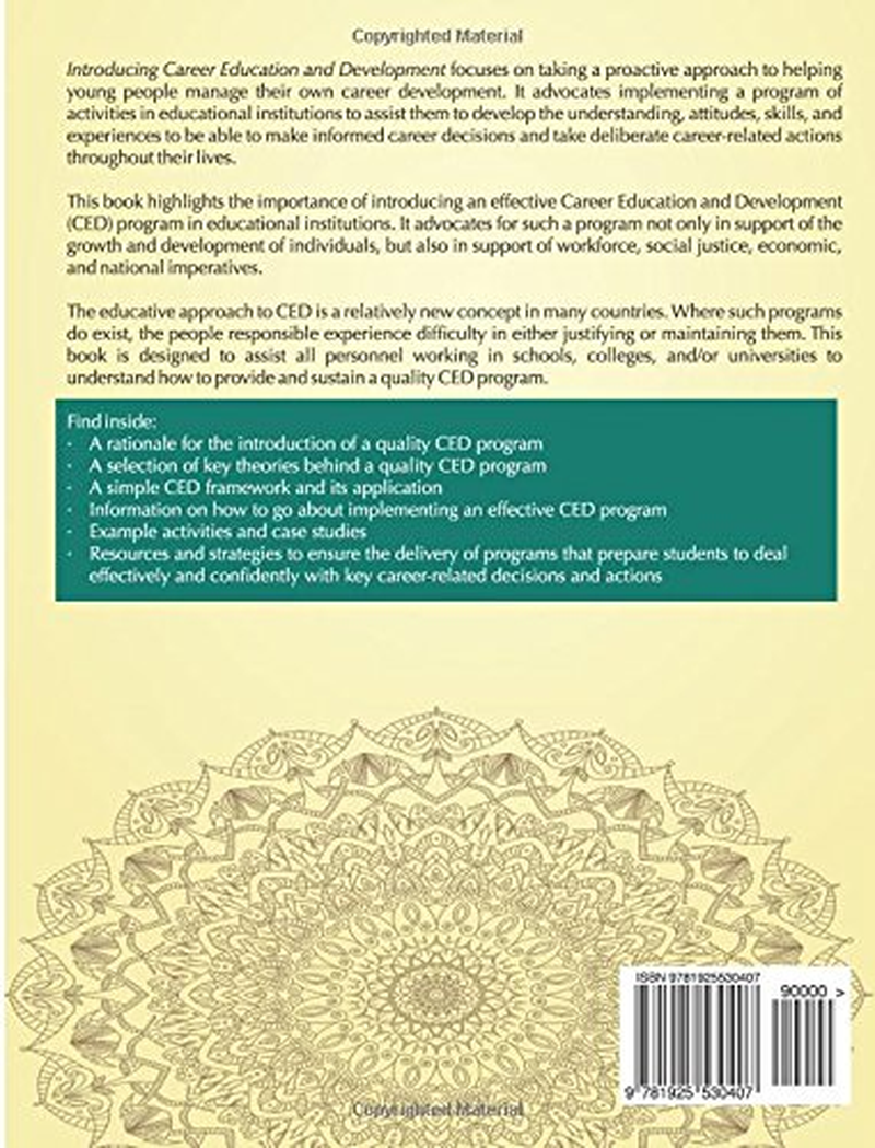 Introducing Career Education and Development: a Guide for Personnel in Educational Institutions in Both Developed and Developing Countries image number 1