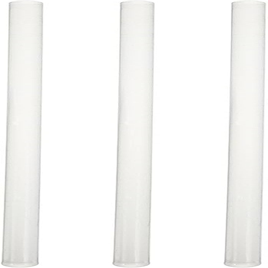 3 Pieces Glass Stirrer,Clear Glass Stirring Rod Stir Stick with Both Ends round Sturdy Glass Stir Sticks Column Lab Mixer 200Mm Glass Stirring Rods for Science,Lab,Kitchen,Science