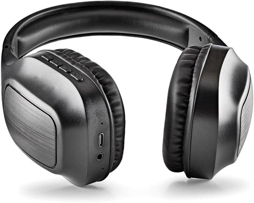 NGS ARTICA Wrath Black - Supra-Aural Wireless Headphones, Compatible with Bluetooth Technology, Built-In Microphone, 10 Hours Battery Life, Colour Black image number 1