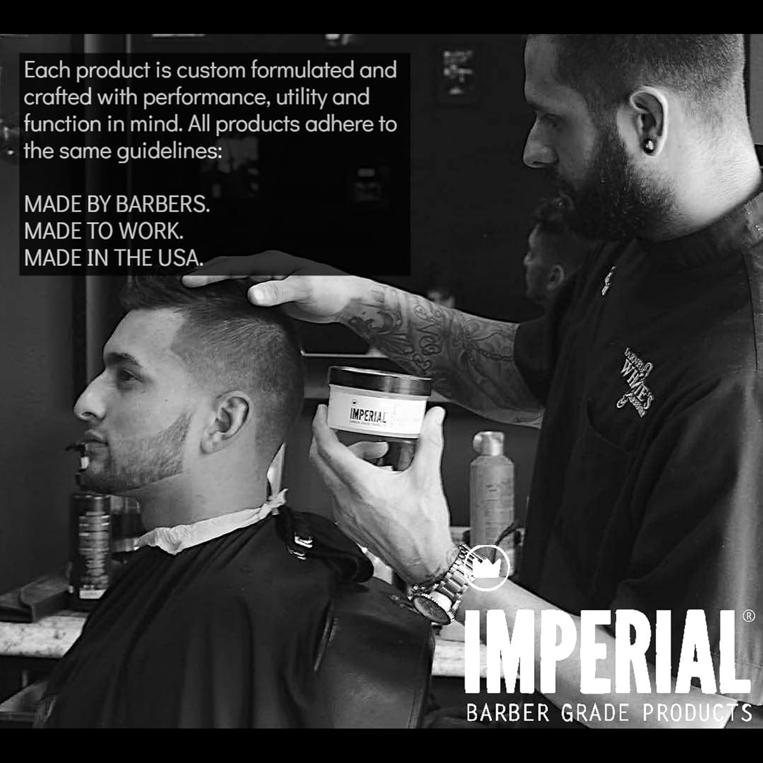 Imperial Barber Grade Products Gel Pomade 12 Oz image number 6