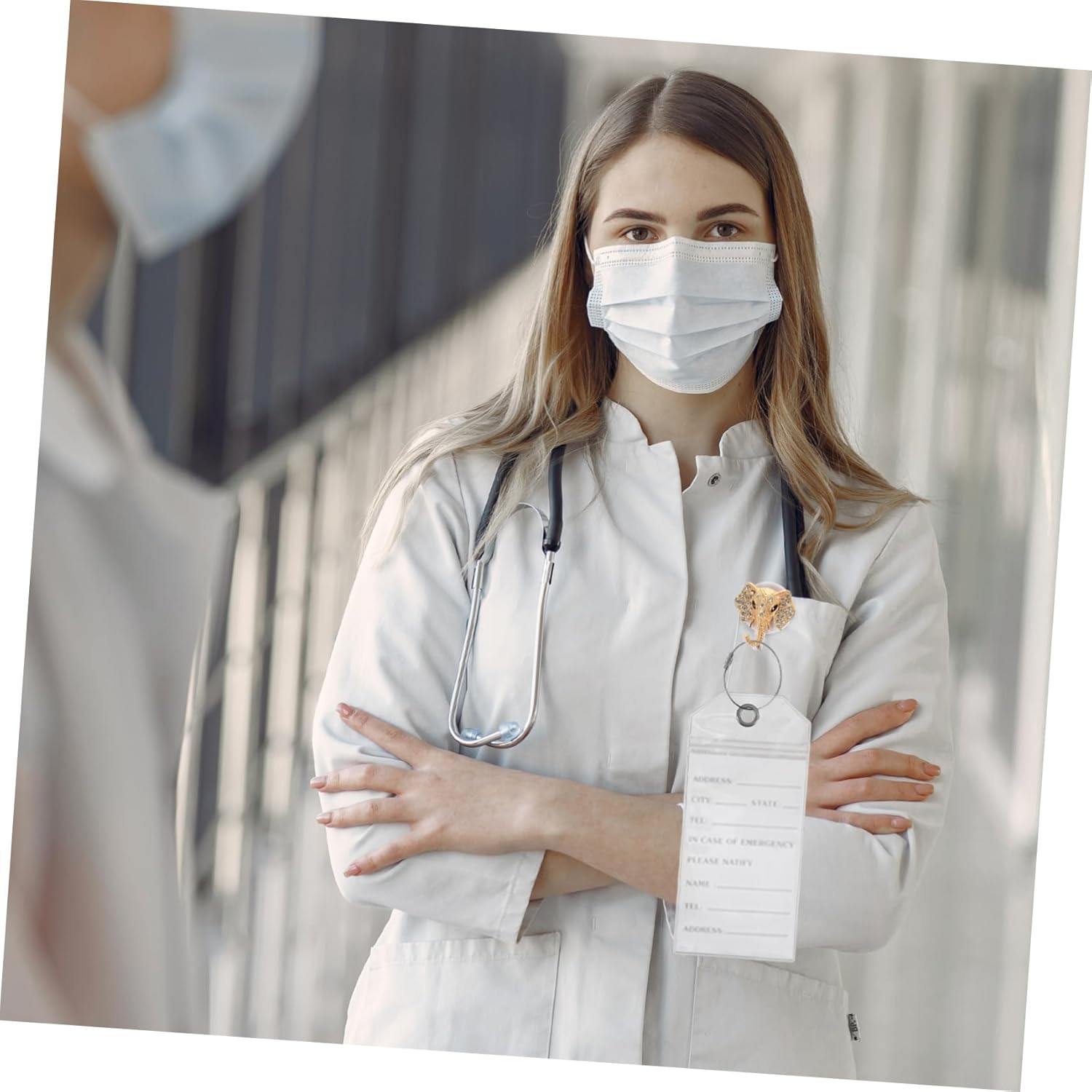 FUNNETOYU PVC Waterproof Luggage Tag Holders 5Pcs 19X9Cm Sturdy Plastic Id Badge Sleeves for Cruises and Travel Accessories