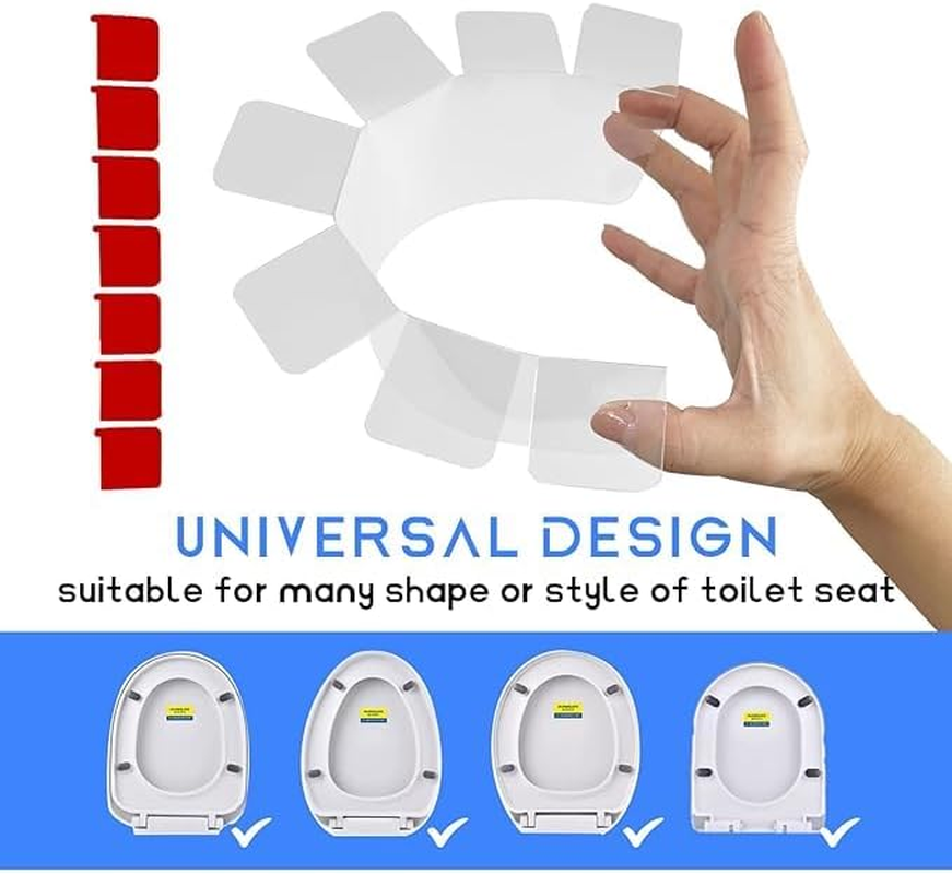 4 Pcs Toilet Pee Guard for Toilet Seat, Splash Guard Prevents Kids and Adult from Peeing Splash to Keep Toilet Clean, Potty Training Pee Splash Guard with Upgrad Super Stickiness
