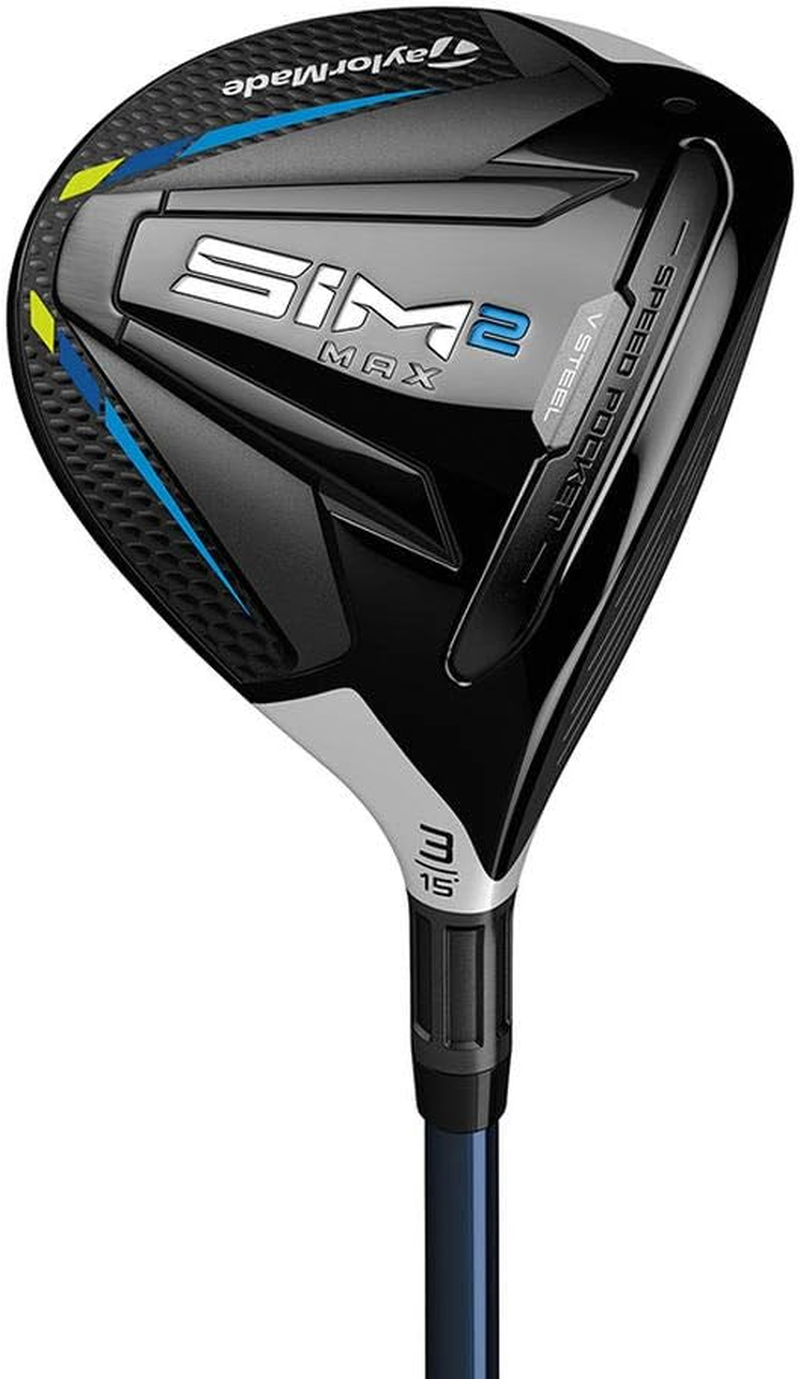 Taylormade SIM 2 Max Steel Fairway Mens Left Hand Graphite Stiff 3 Wood image number 2