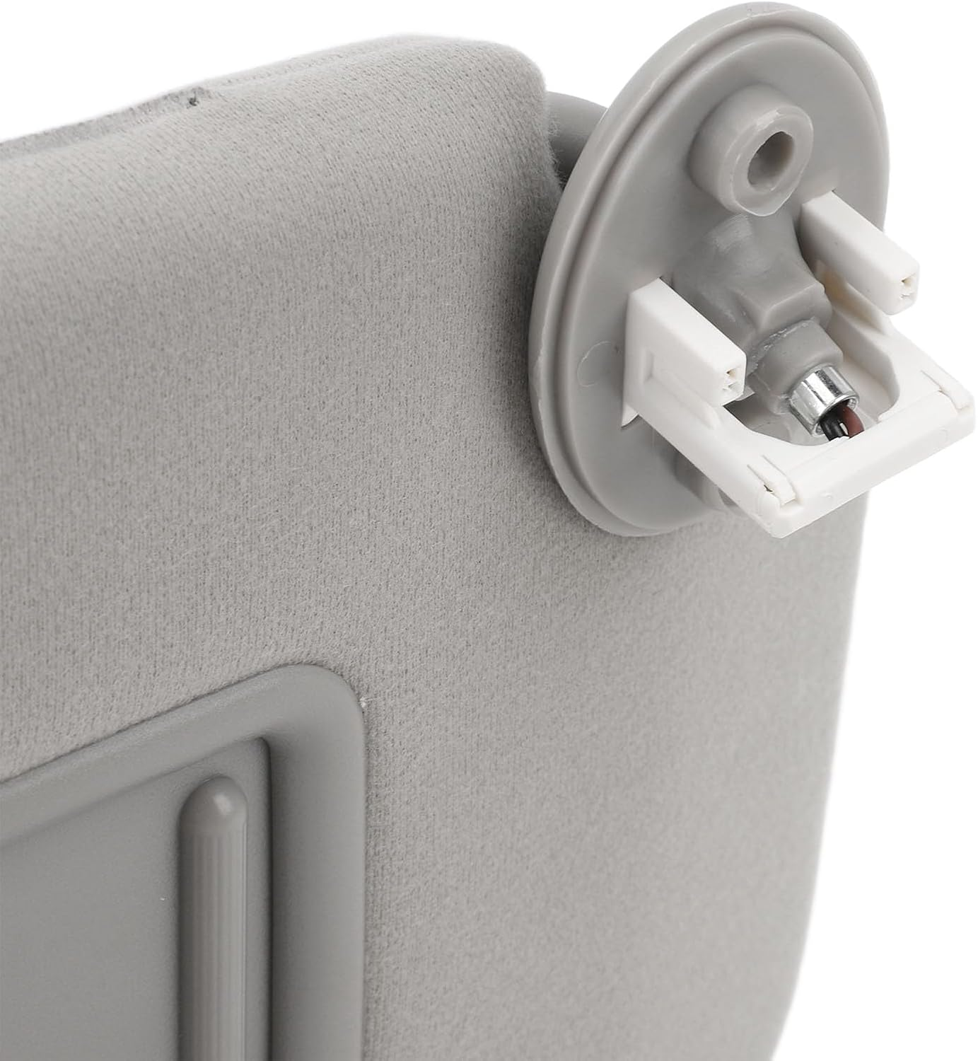 Gray Sun Visor Replacement for Land Cruiser Prado 2010-2023, ABS Elegant Sun Blocking Grey Rear View Sun Shielding Board with Makeup Mirror, Left Driver Side Sun Visor (Right) image number 6