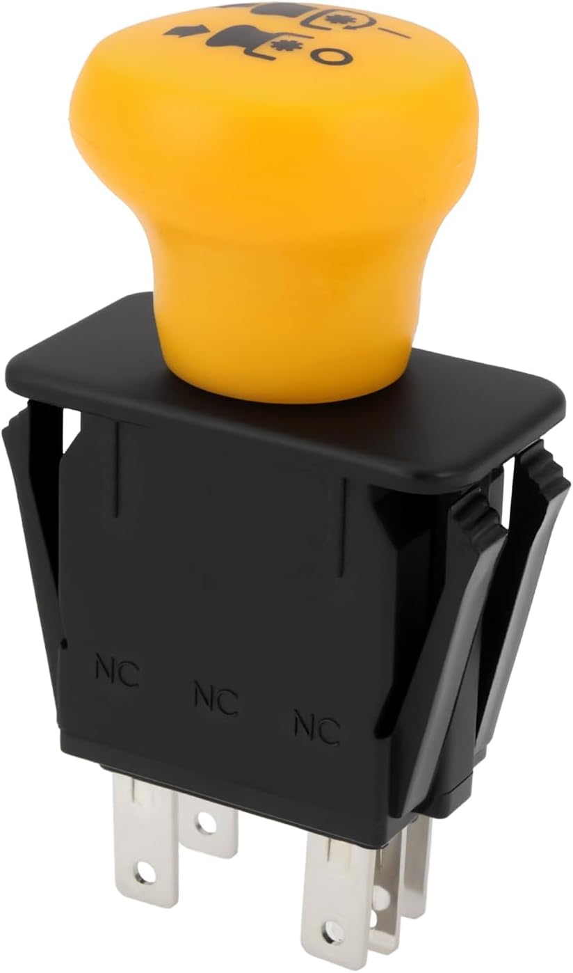 Emagtech PTO Switch 5 Pin Compatible with John Deere LX172 LX173 LX176 LX178 LX186 LX188 Compatible with Kubota HD45 HD75 AM118802, AM116235 image number 1