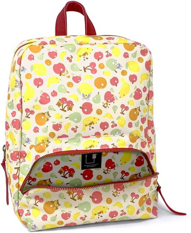 Controller Gear Animal Crossing - Fruit Pattern - Small Backpack for Women, Girl'S Cute Mini Bookbag Purse, Travel Bag for Nintendo Switch Console & Accessories - Nintendo Switch