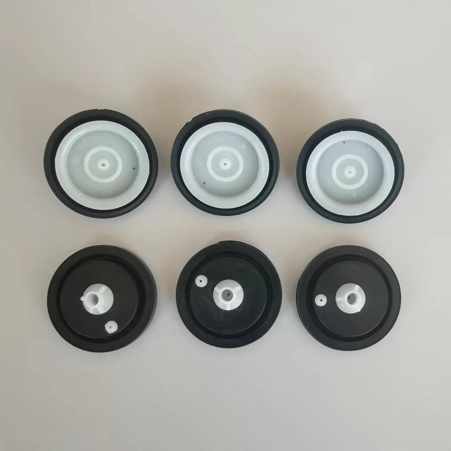 4 Pieces Diaphragm Washer, Sealing Sheet Fittings, Solenoid Valve Water Inlet Seal Ring Gasket for Washing Machine, Water Supply Error Repair image number 4