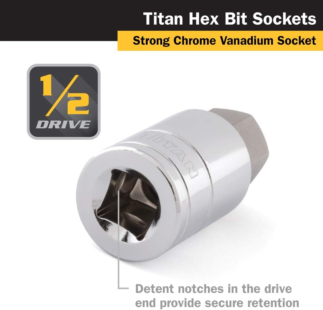 Titan 15617 1/2-Inch Drive X 17Mm Hex Bit Socket image number 3