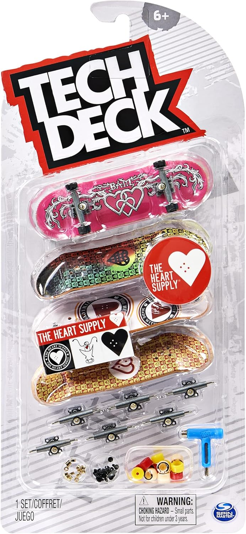 Tech Deck, Ultra DLX Fingerboard 4-Pack, Skateboards, Collectible and Customizable Mini Skateboards, Kids Toys for Ages 6 and Up image number 2