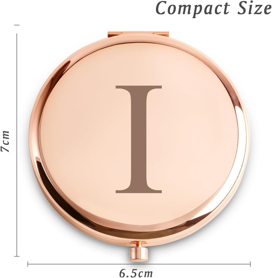 Personalized Compact Mirror Monogrammed Initial, Friendship Gifts Women Girls Her Friends, Unique Birthday Gifts Mom Wife Sister Daughter Grandma Niece Granddaughter Aunt - Beautiful image number 6