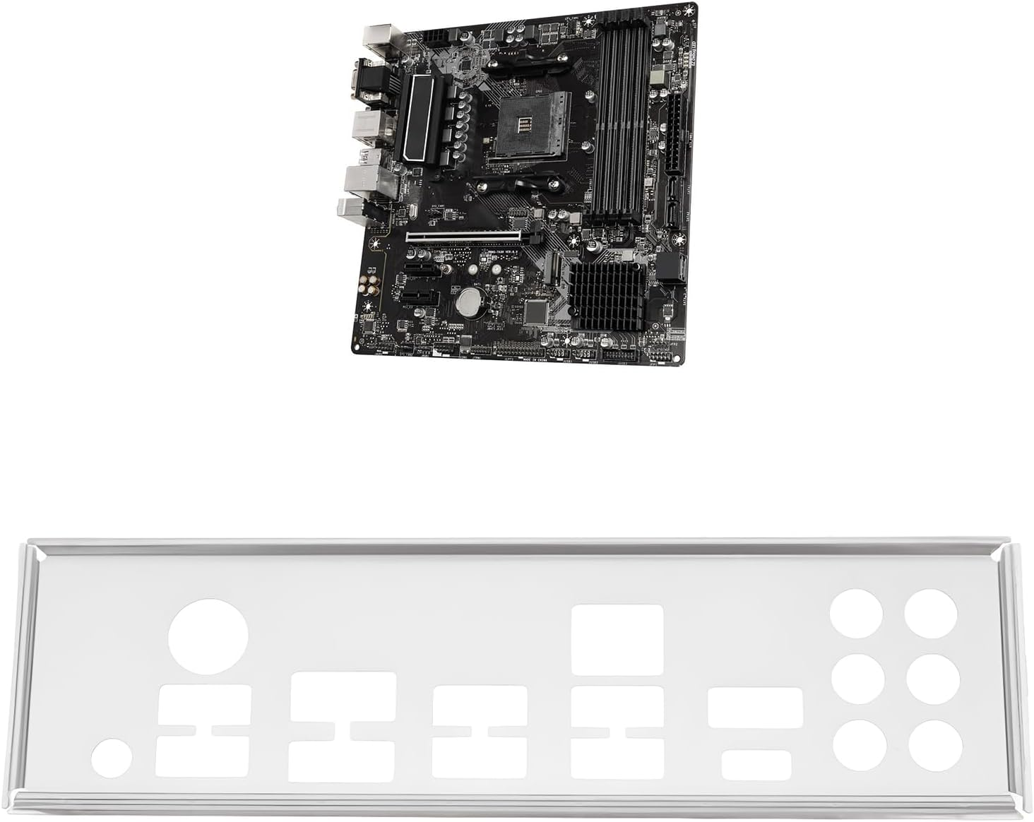 Emagtech 2Pcs I/O Shielding Backplane Computer Protection Plate Compatible with MSI B550-A PRO image number 5