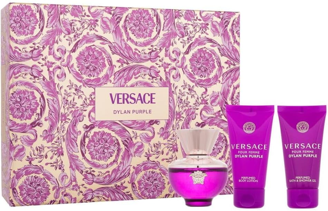 Dylan Purple by Versace for Women - 3 Pc Gift Set 1.7Oz EDP Spray, 1.7Oz Perfumed Bath and Shower Gel, 1.7Oz Perfumed Body Lotion image number 1