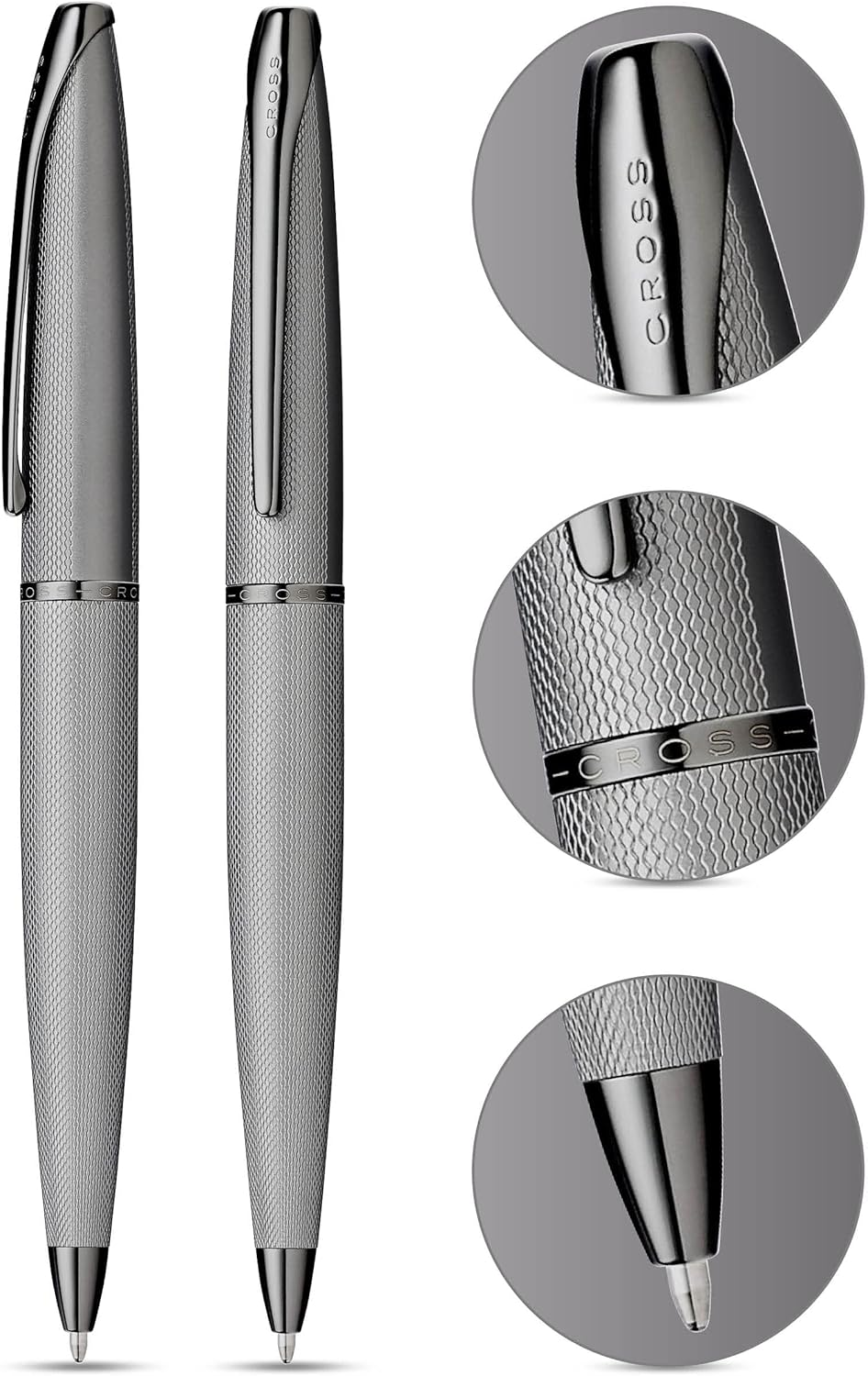 Cross ATX Ballpoint Pen, Sandblasted Titanium Grey image number 6
