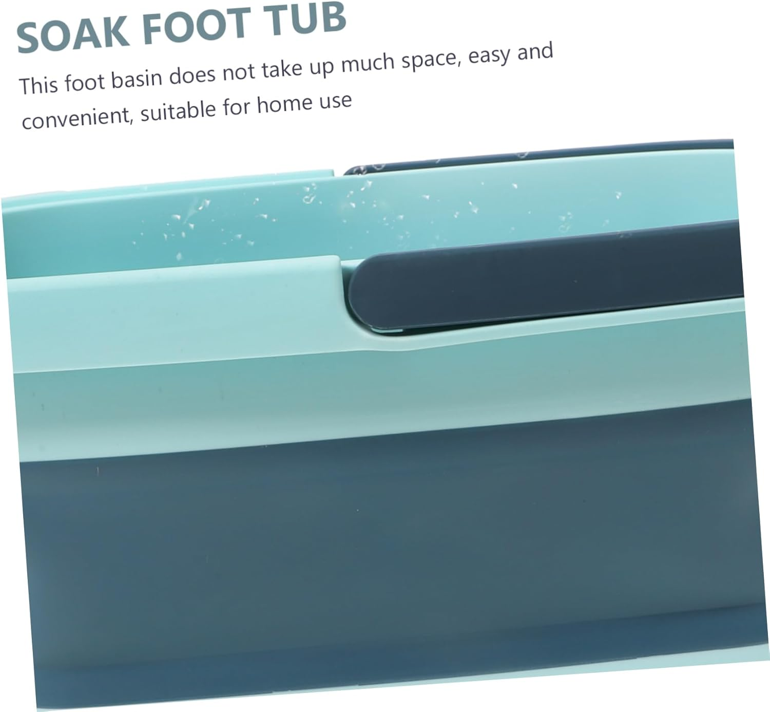 OHPHCALL Collapsible Foot Bath Bucket Portable Foot Basin Space-Saving Home Multi-Functional for Living Room image number 1