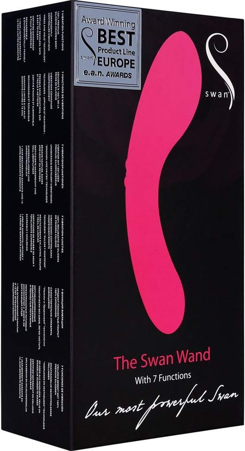 Swan Vibes the Swan Wand Massager, Pink image number 2