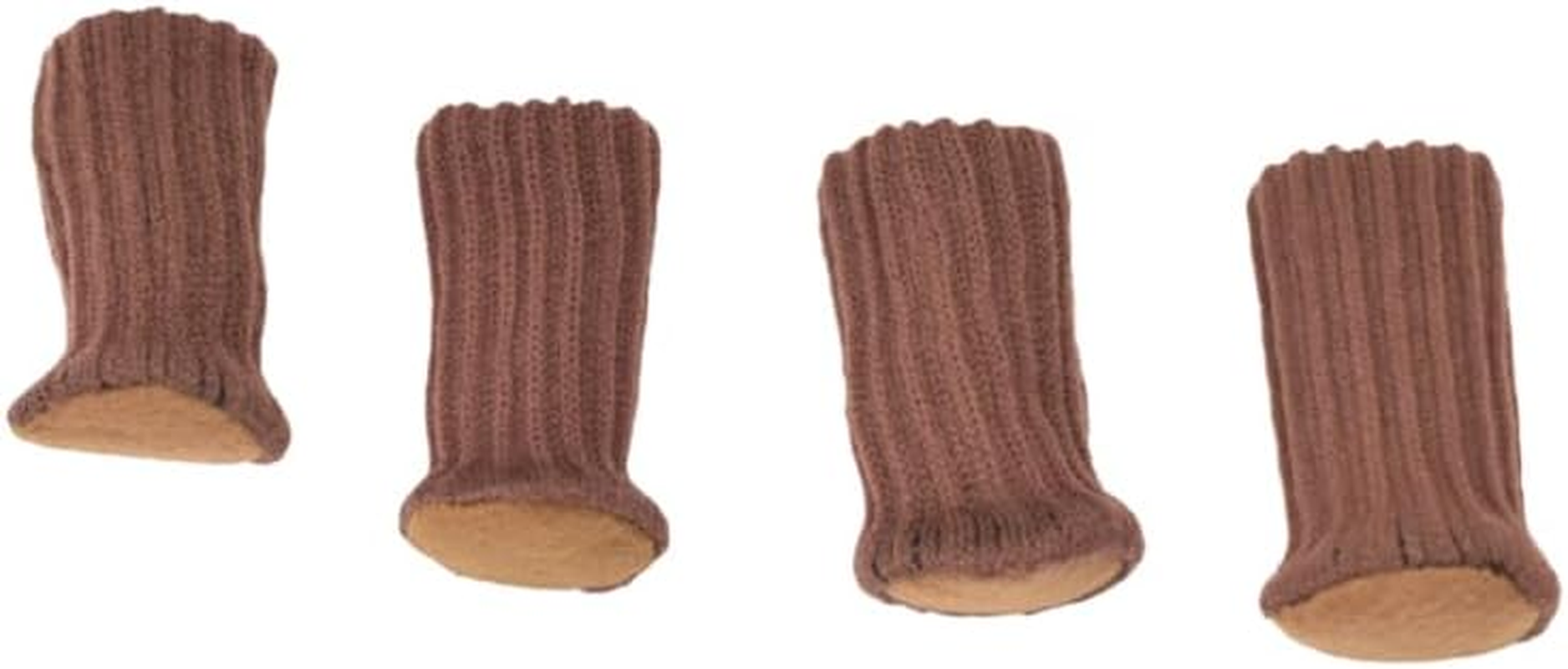 24PCS Knitted Table Chair Leg Socks, Furniture Feet Covers, Floor Protectors, Anti-Slip, Noise Reduction, High Wear Resistance