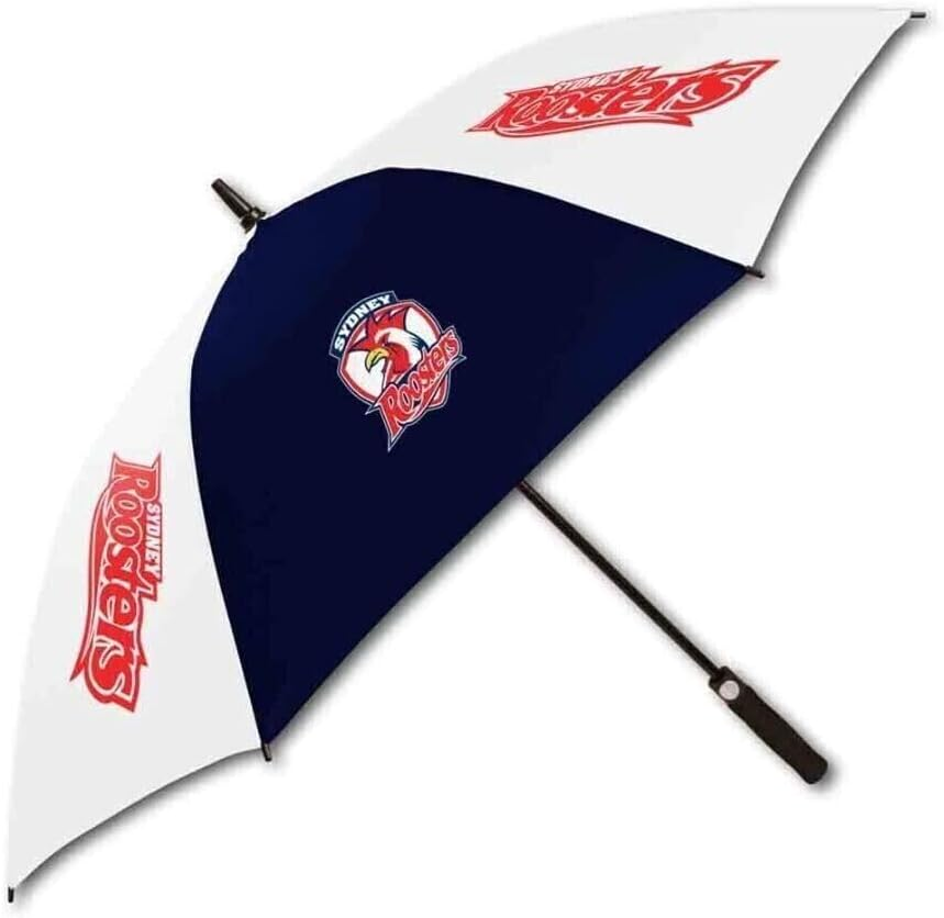 NRL Golf Umbrella - Sydney Roosters - Rain Weather - 76Cm Length