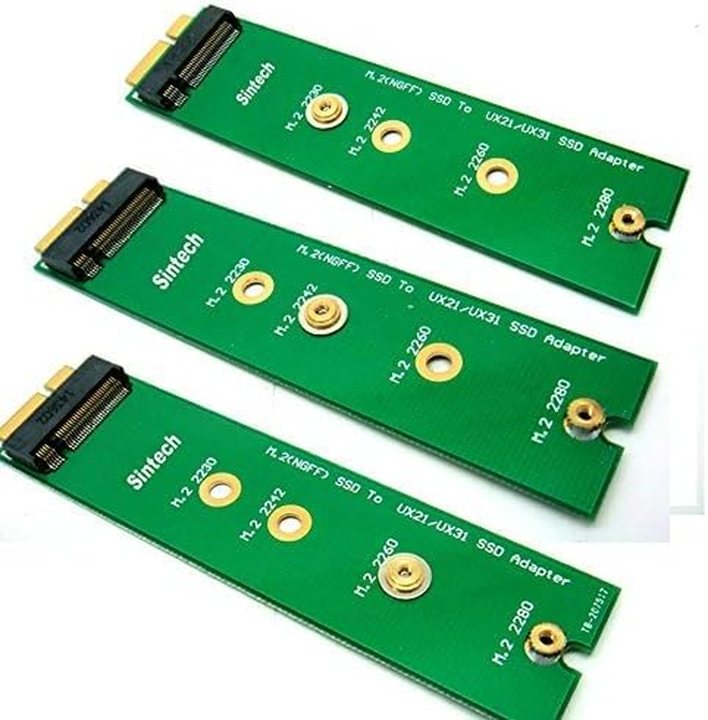 Sintech NGFF M.2 18Pin Upgrade Card,Compatible for Asus Zenbook UX31 UX21 Replace Sandisk Sd5Se2/Sdsa5Jk ADATA XM11 SSD image number 4