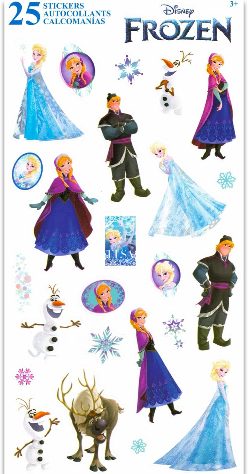 Disney Frozen Anna and Elsa Backpack School Supplies Set for Girls ~ Bundle with 16" Frozen School Bag, Lunch Bag, Plastic Water Bottle, Frozen Stickers, and More., Frozen Backpack School image number 1