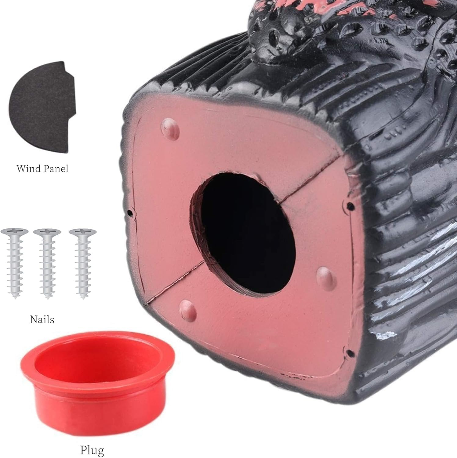 2 Pack Owls Decoy to Scare Birds Away Scarecrow Fake Owl with Rotating Head, Owl Decoys to Scare Birds Away, Nature Enemy Scarecrow Plastic Statues, Pigeon Deterrent Outdoor Yard, Garden Protectors image number 3