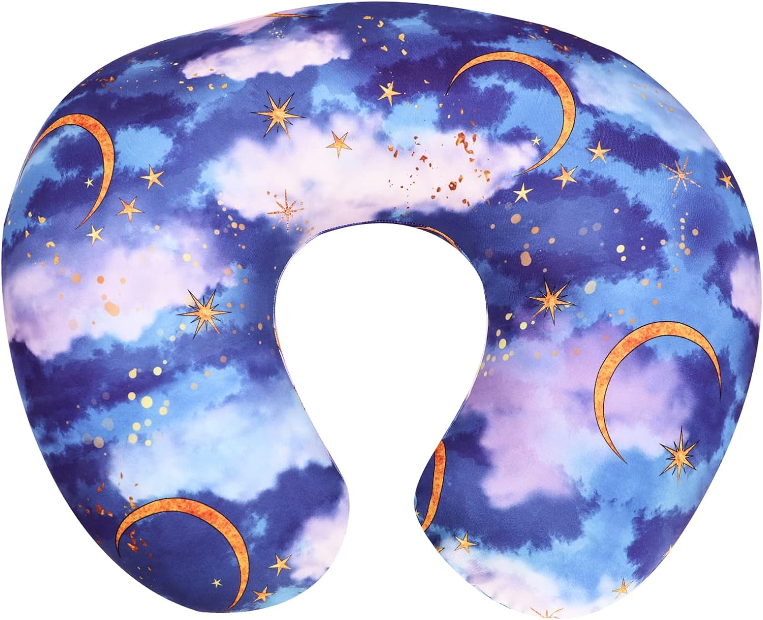 DILIMI Nursing Pillow Cover Stretchy Removable Case for Breastfeeding Pillows, Ultra Soft Comfortable Slipcover for Baby Girl and Boy, Watercolor Dinosaur and Leaves(Pillow Not Included)