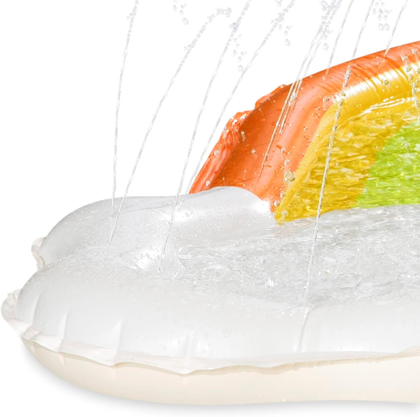 Funsicle 5 Ft Rainbow Funspray Kids Splash Mat with Sprayers for Above-Ground Pool