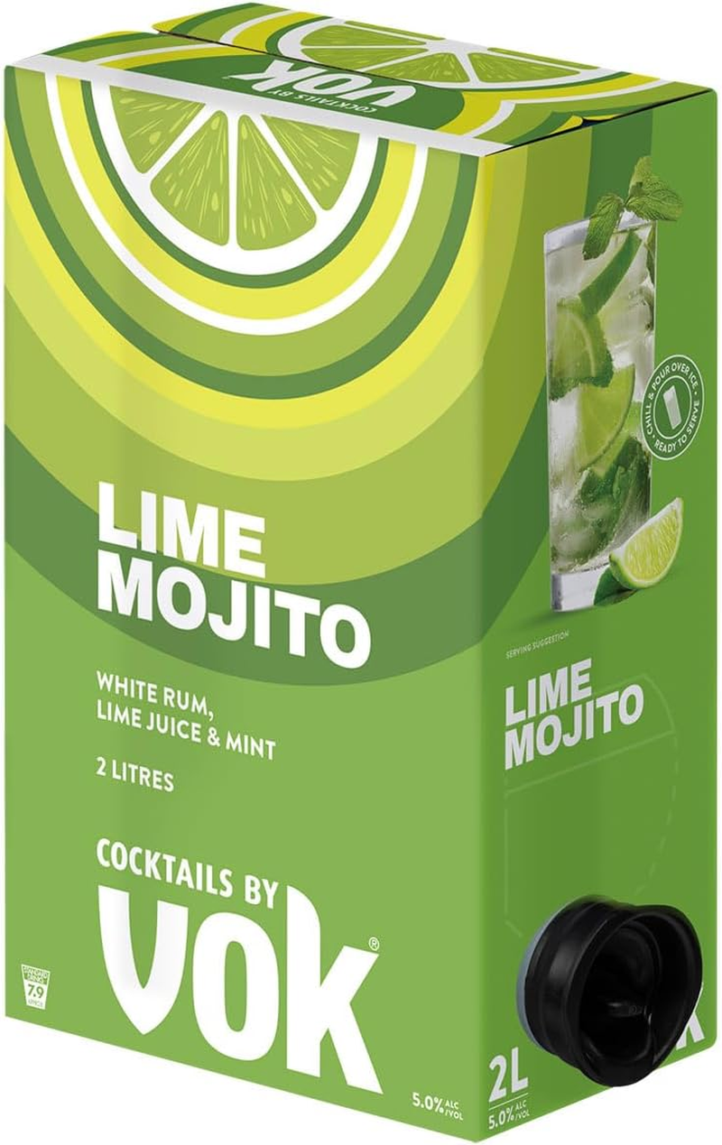 Vok Lime Mojito 2Litre 5% Alc