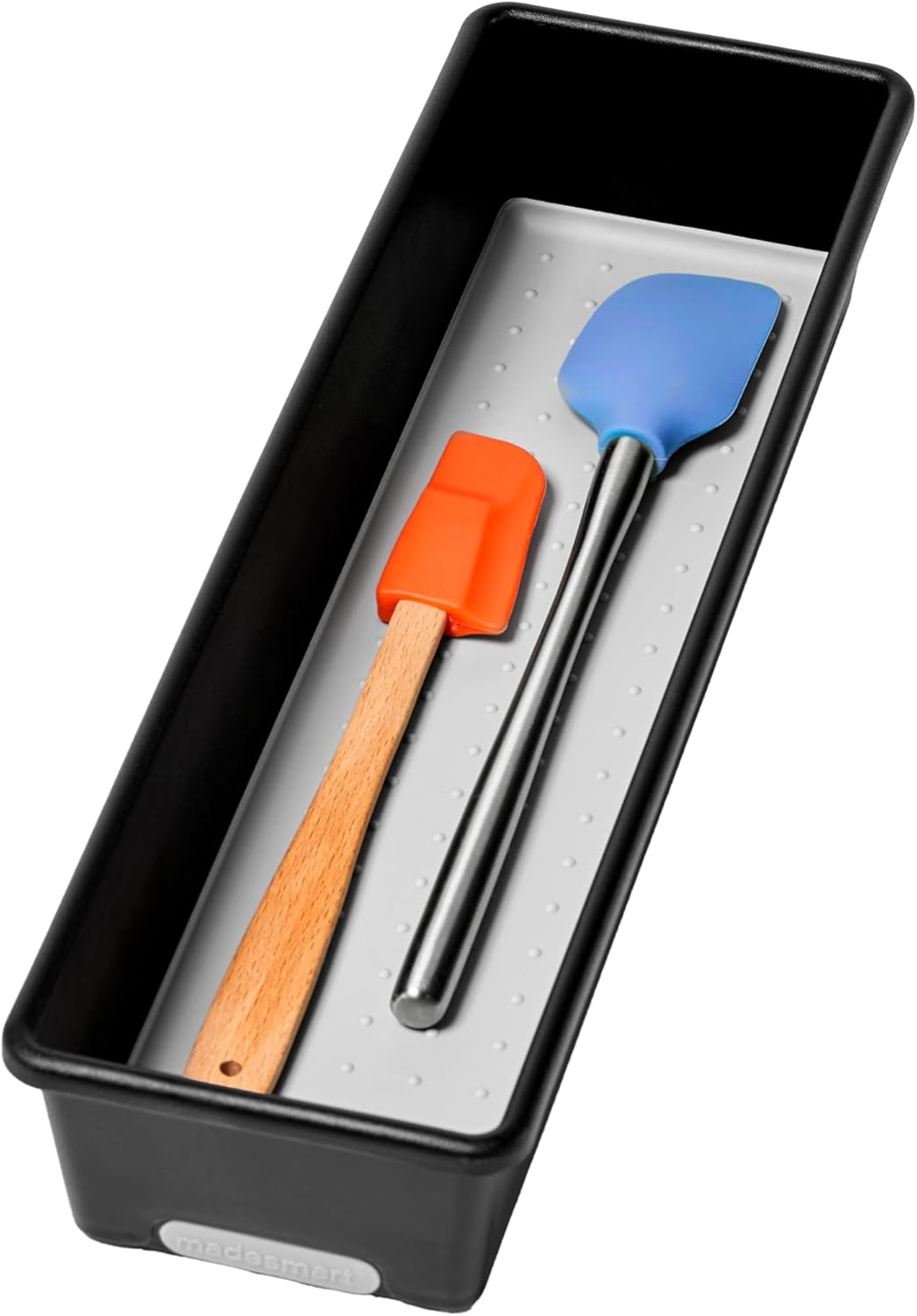 Madesmart Classic Bin, Narrow, White 12.75" X 3.75" image number 1