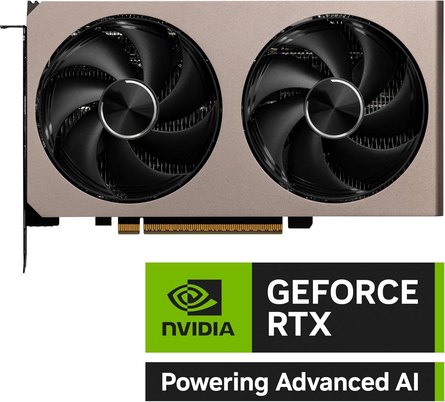 MSI NVIDIA Geforce RTX 5060 Ti 16G Inspire 2X OC GDDR7 128Bit Gaming Graphics Card, Boost Clock up to 2632 Mhz, Pcie Gen 5, DLSS 4, DP 2.1 X 3, HDMI 2.1 X 1, SFF Ready image number 2