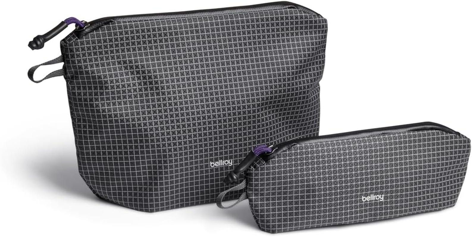 Bellroy Lite Pouch Duo (Lightweight Pencil Case and Pouch) - Black