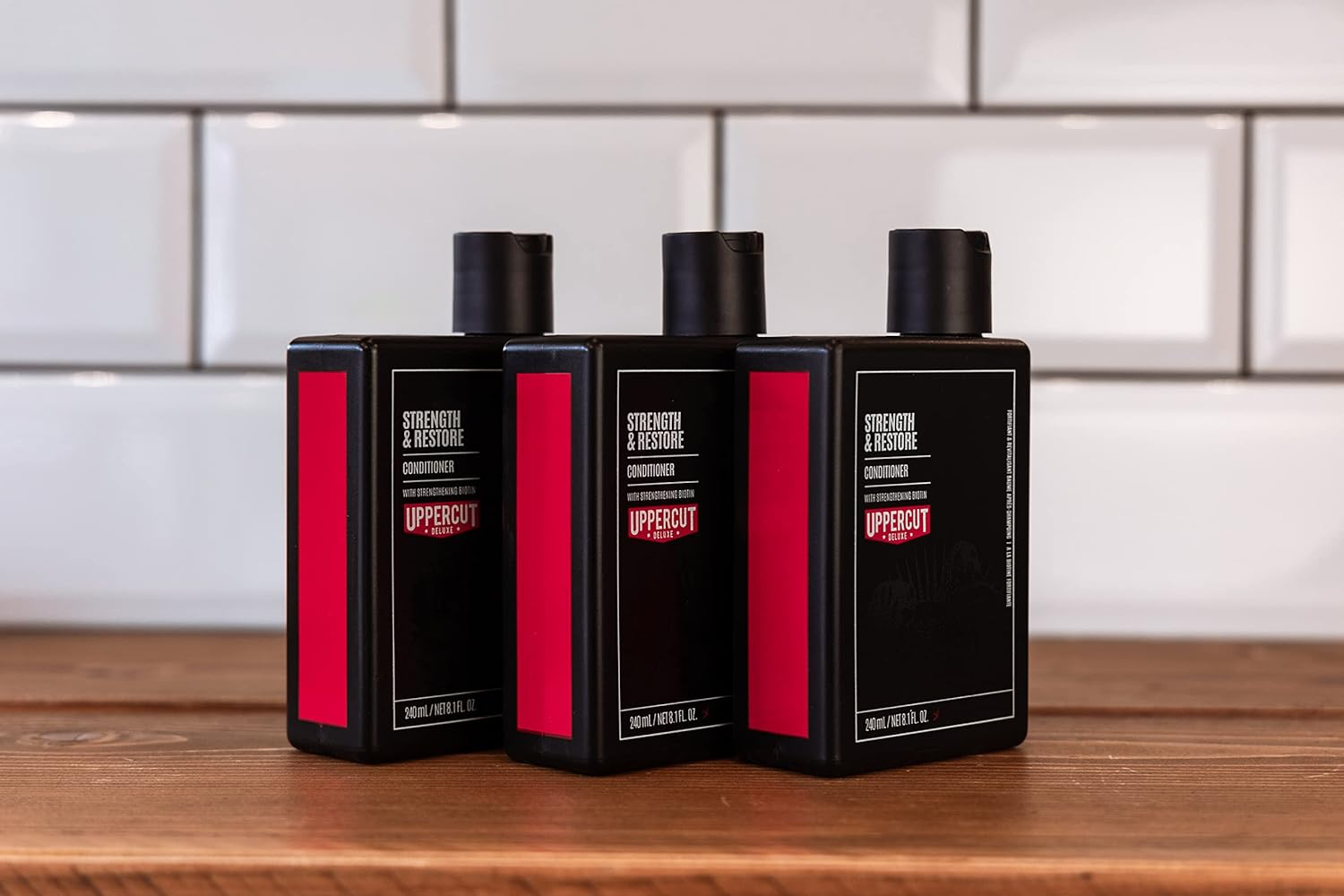 Uppercut Deluxe Strength and Restore Conditioner, Mens Hair Conditioner with Biotin and Caffeine to Help Promote Healthy Hair Growth, Mens Moisturising Conditioner 240Ml image number 2