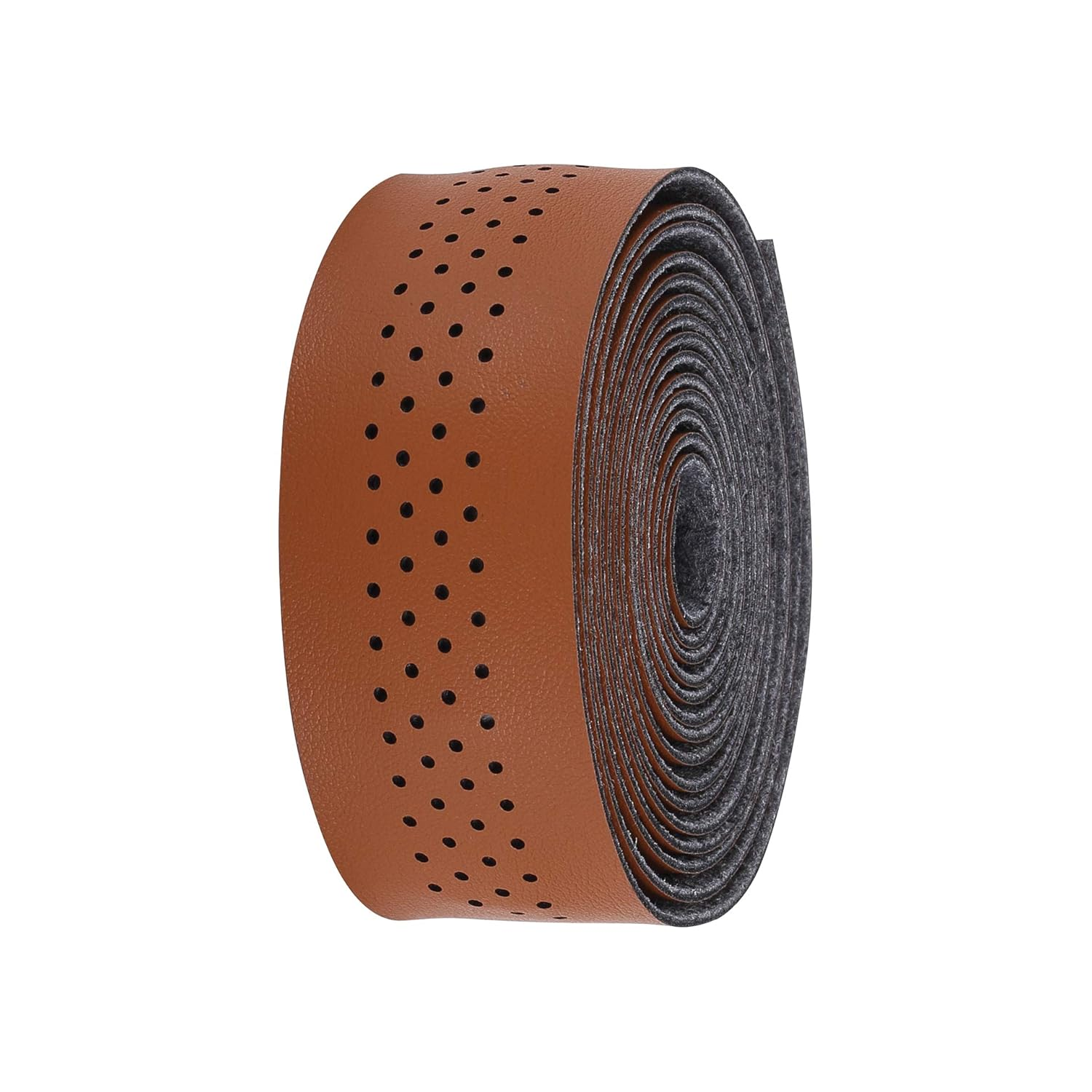 BBB Cycling Bike Handlebar Tape I Leather Look Bar Tape Road Bike I Non-Slip Bike Tape Includes Handlebar Plugs I Speedribbon BHT-12 Brown image number 5