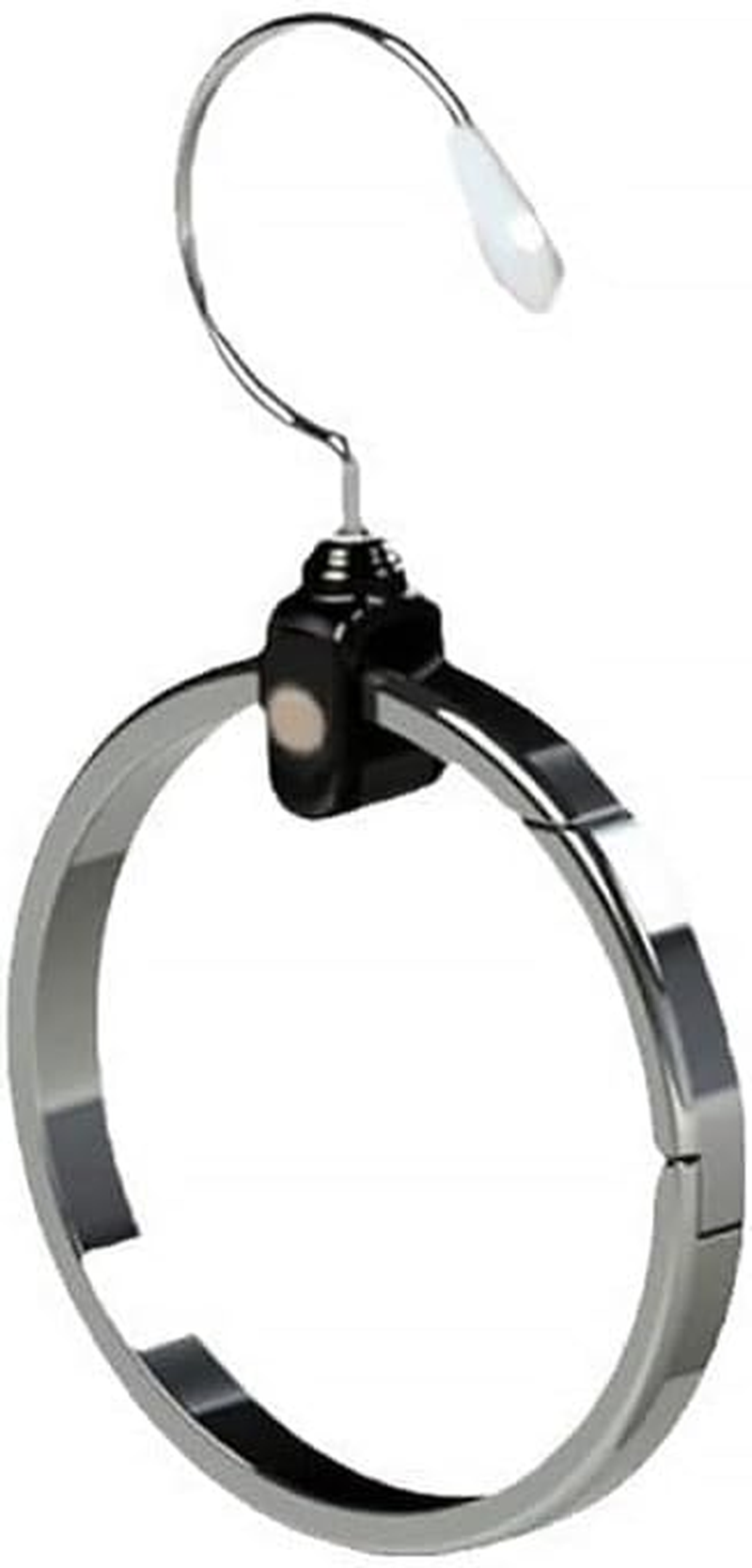 Multipurpose Closet Hanger Organizer Great Space Saver Cut Clutter in the Closet Perfect for Belts, Baseball Hats, Ties, Scarves, Purses and Much More Versatile Hanger 1Pcs (Silvery, One Size)