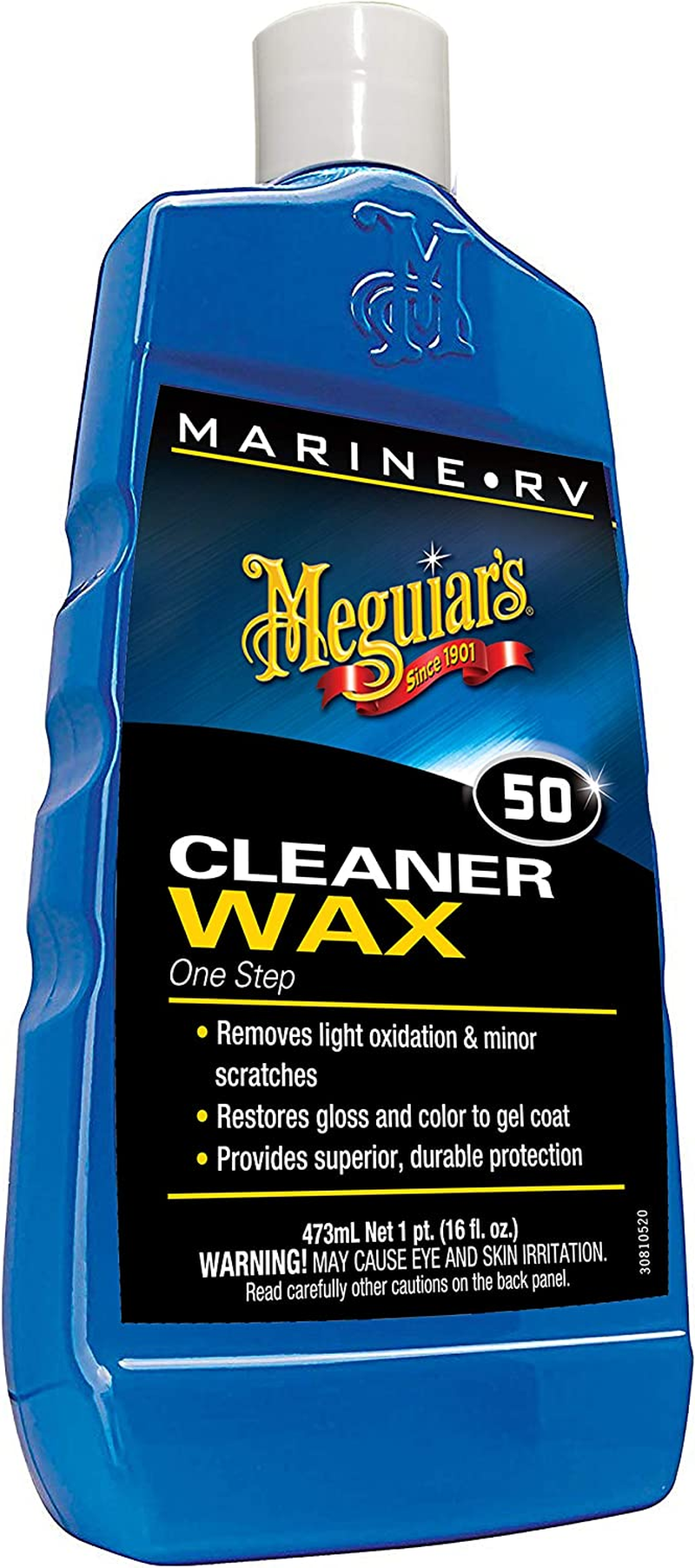 Meguiar&rsquo;S Marine & RV One Step Cleaner Wax - Provides Durable Long-Lasting Protection against Salt Air, Corrosion and the Sun&rsquo;S Ultraviolet Rays