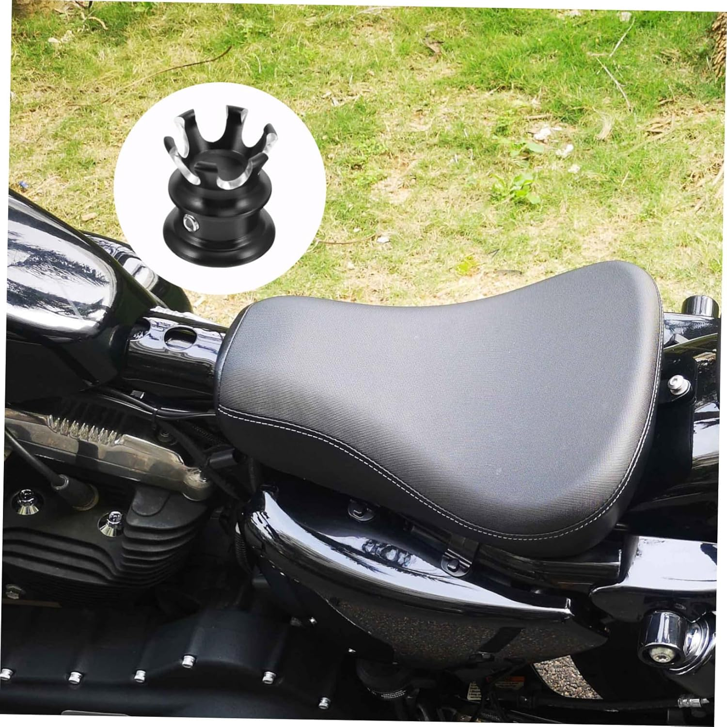 Vaguelly 12Pcs Rotary Style Motorbike Fuel Tank Cap Replacement Fit Motorcycle Tank Accessory image number 2