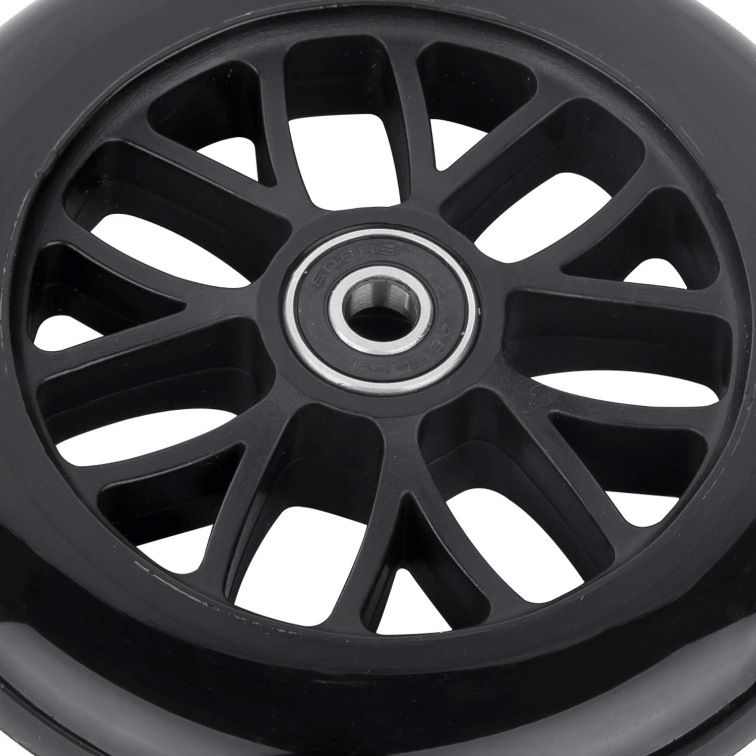 AOWESM 2-Pack Scooter Wheels 125Mm Faster Big Large Kick Scooter Replacemet Wheels with Speed Bearings ABEC-9 for Razor A3 Kick Scooters