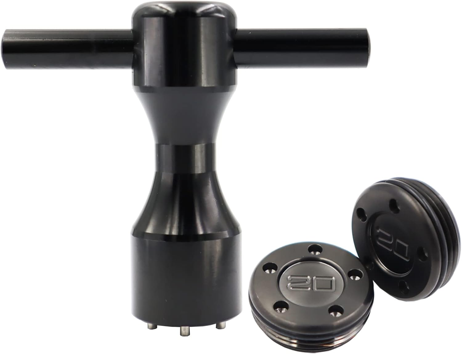 LEZHISNUG 1 Pair 2Pcs 20G Golf Custom Putter Weights with Black Wrench Kit Compatible with Titleist Scotty Cameron Putters; 20G Golf Club Putter Golf Weights Tool image number 2