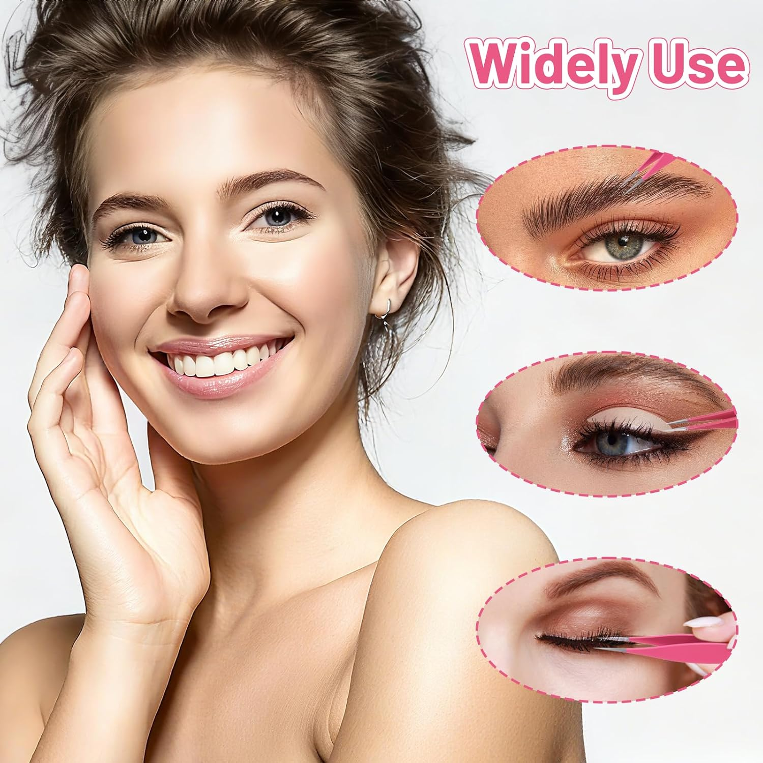 Pack of 6 Colourful Pointed Tweezers, Blackhead Tweezers Set, Precision Tweezers for Blackheads and Acne, Ultra-Fine Pimple Remover Tool, for Acne, Pimples, Comedones, Stains or Removal image number 6