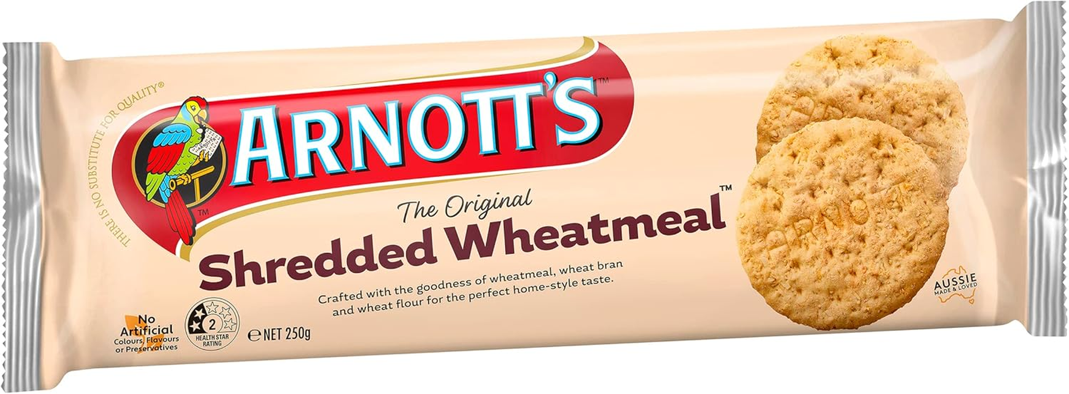 Arnott'S Shredded Wheatmeal Plain Biscuits 250G - 250 G (Pack Of 3) image number 4