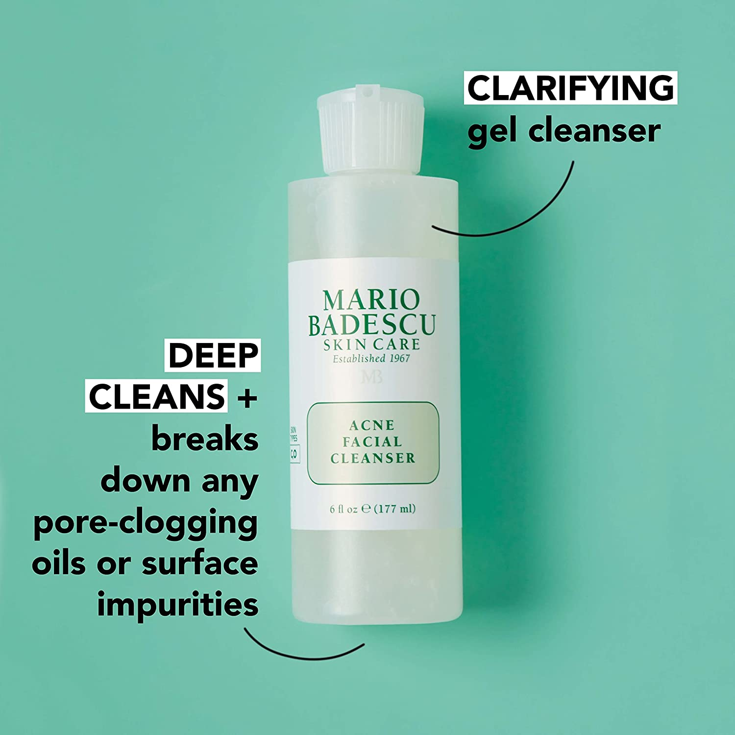 Mario Badescu Acne Facial Cleanser - for Combination/Oily Skin Types 177Ml image number 3