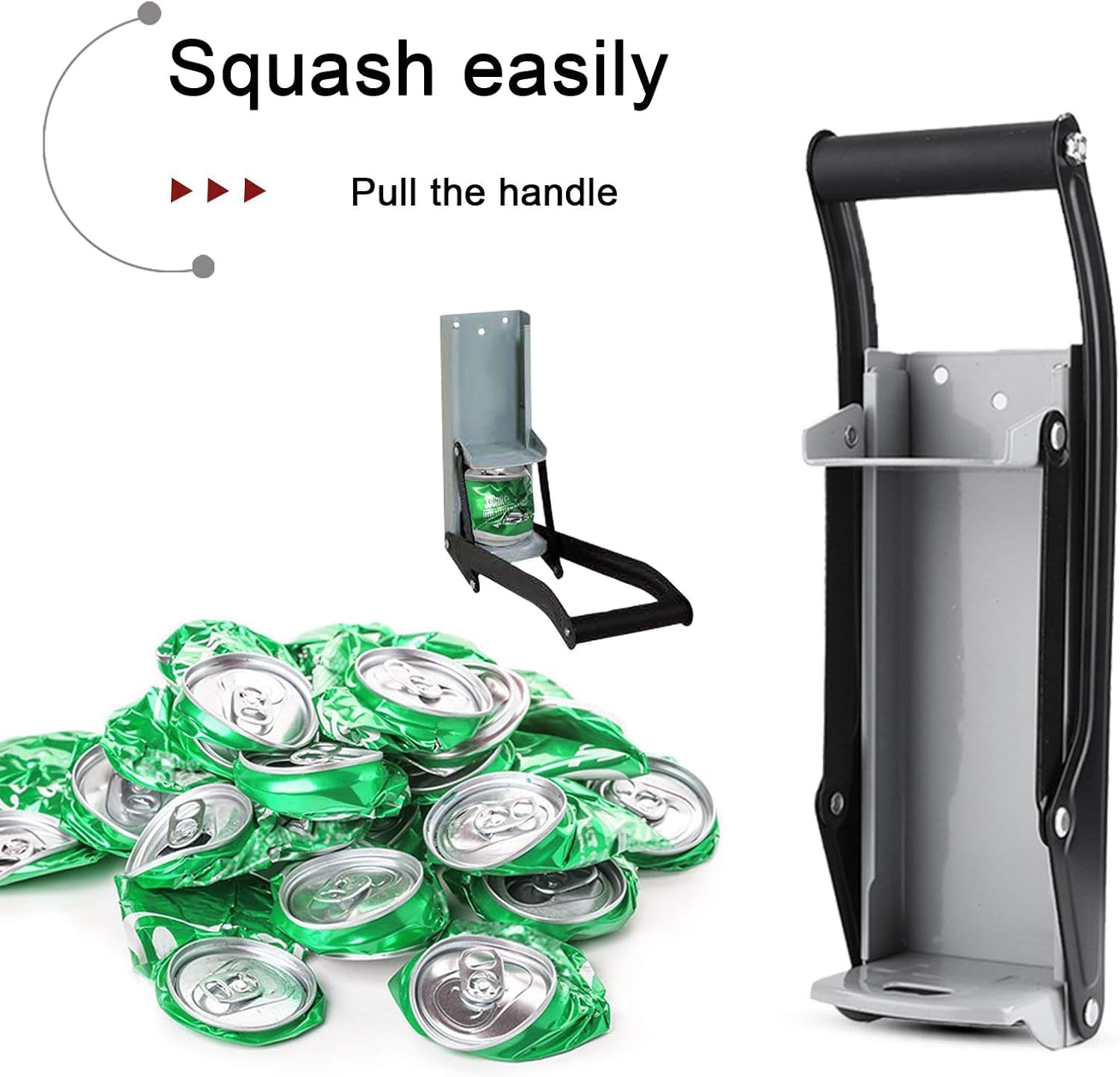 12-Ounce and 16-Ounce Can Crushers, Wall Mounted Can Crushers Crushers, Environmentally Friendly Recycling Tools for Recycling Soda and Beer Cans image number 3