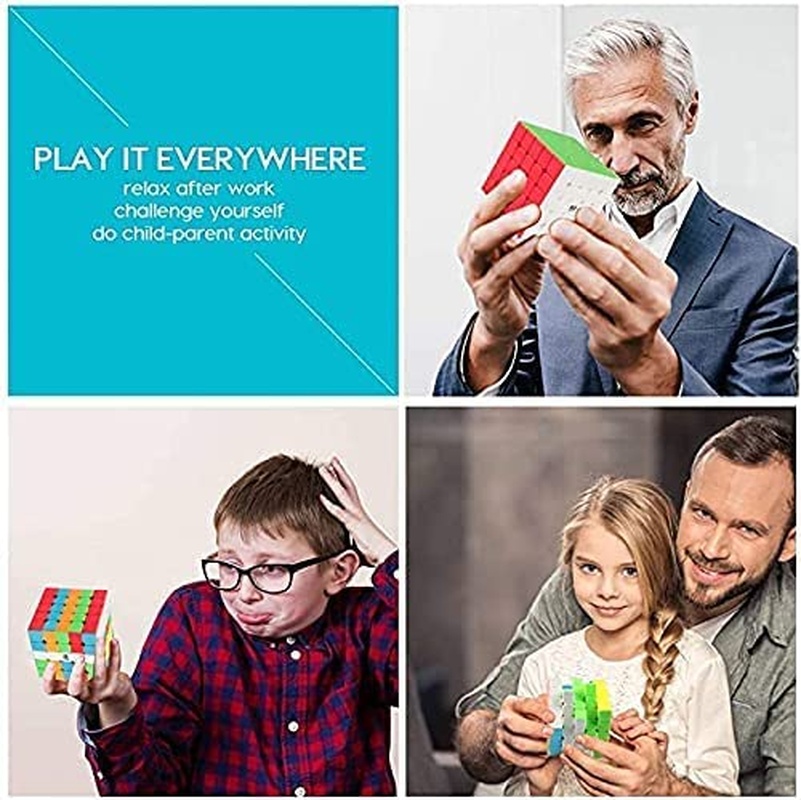 Coogam Qiyi 5X5 Speed Cube Stickerless Puzzle Toy (Qizheng S Version) image number 6