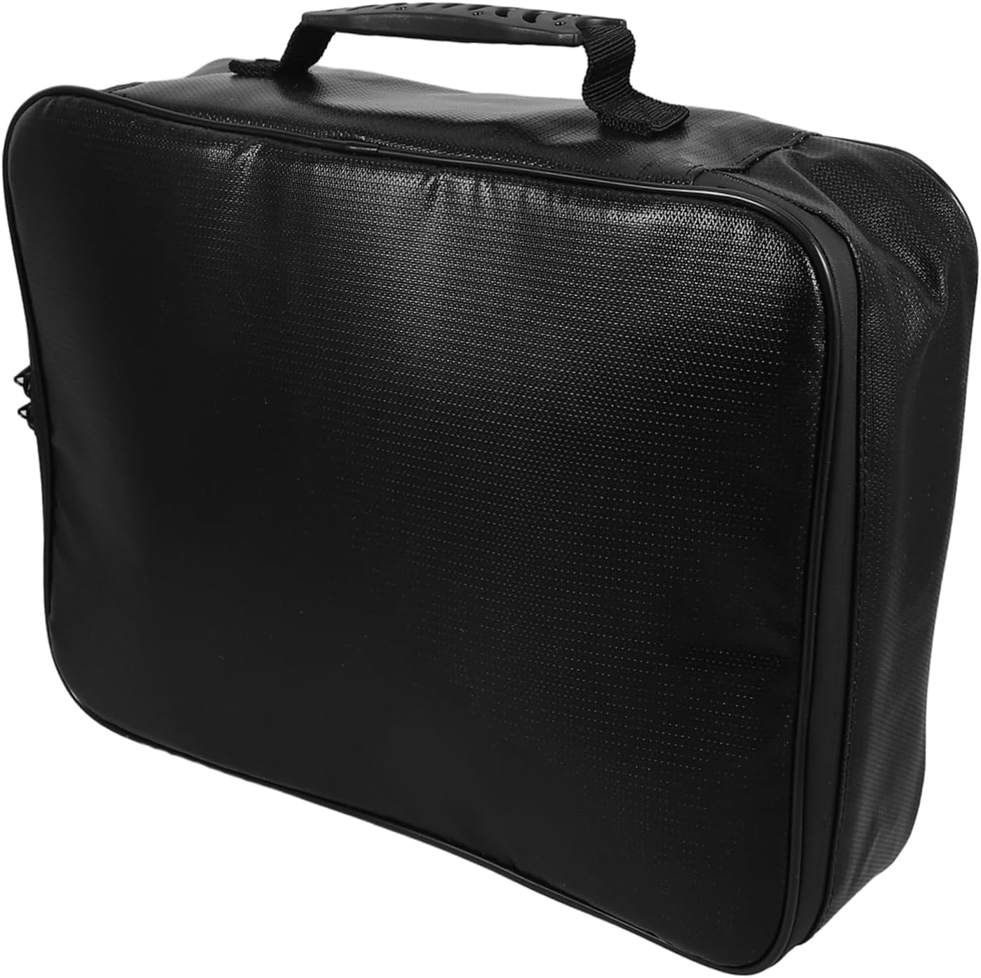 KITANDOVE Lockable Document Bag Passport Wallet Money Organiser Large Capacity Photo Storage Box Home Travel Document Holder image number 2