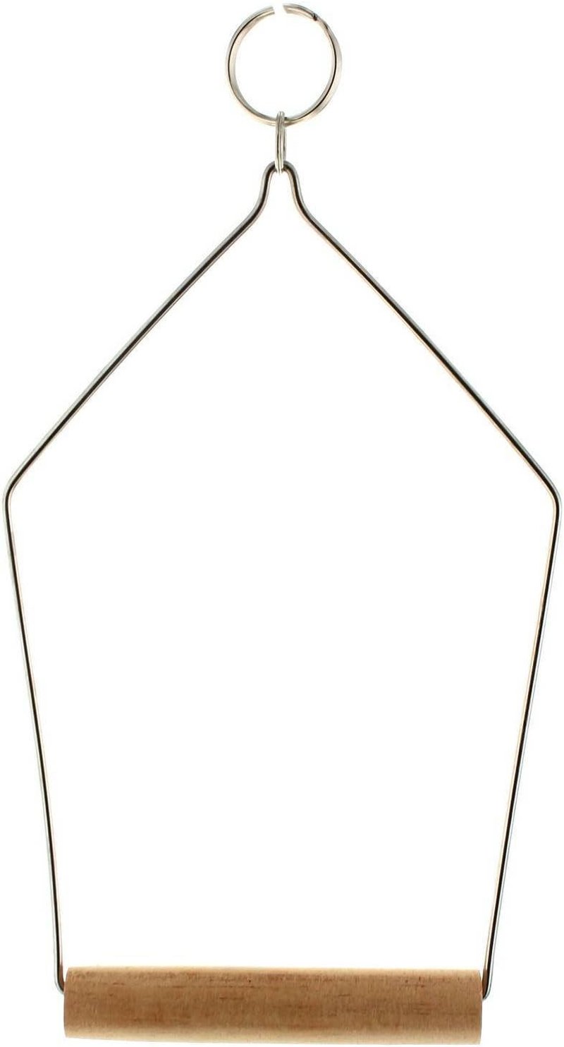 Bird Toy Triangle Swing with Wooden Perch Small Aviary Toy Health Interactive image number 2