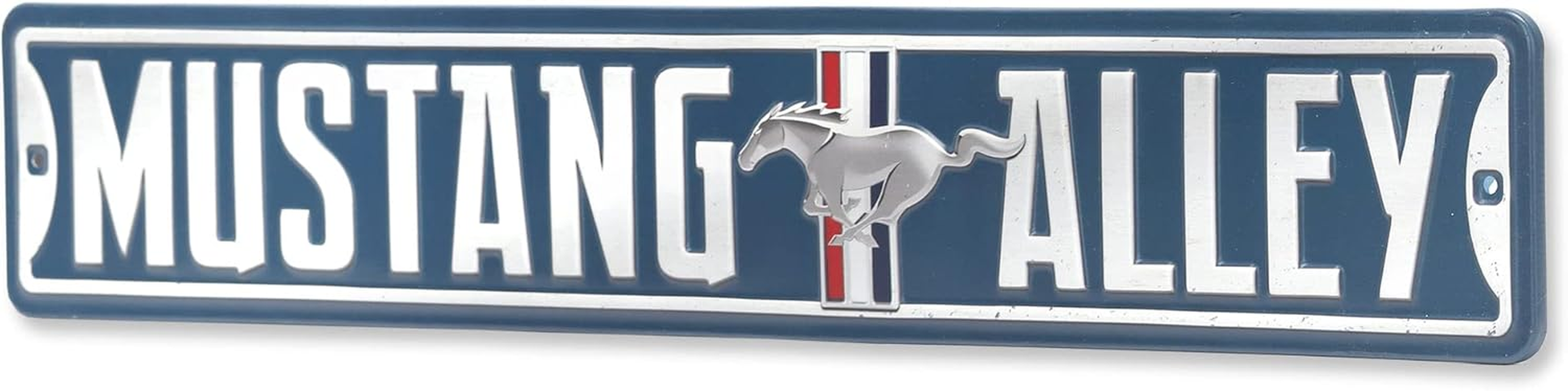 Ford Mustang Metal Street Sign - Mustang Alley Metal Sign for Garage, Man Cave or Shop image number 5