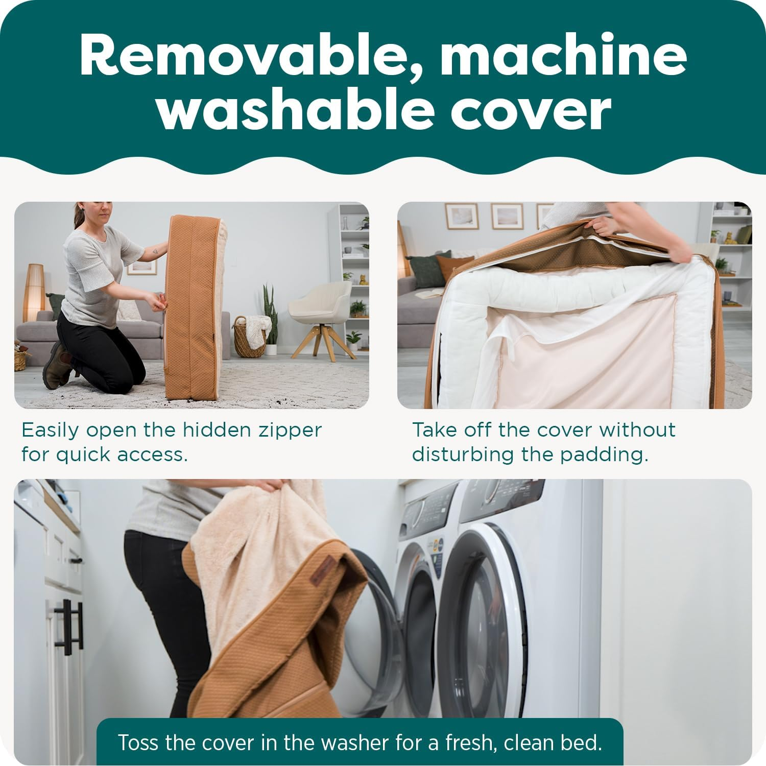 Furhaven Pet Dog Bed | Orthopedic Ultra Plush Luxe Lounger Pet Bed for Dogs & Cats, Gray, Large image number 6